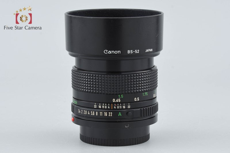 Canon New FD 50mm f/1.4