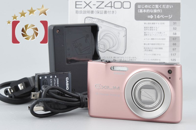 Casio EXILIM EX-Z400 Pink 12.1 MP Digital Camera