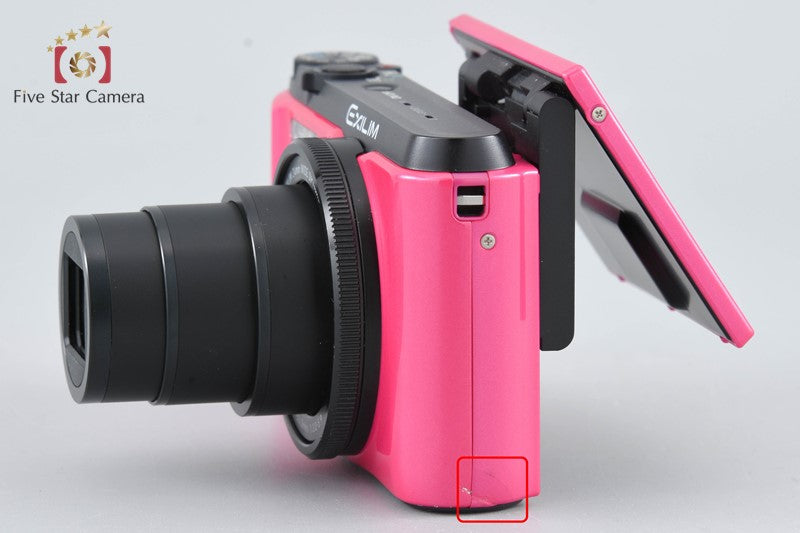 Casio HIGH SPEED EXILIM EX-ZR1100 Vivid Pink 16.1 MP Digital Camera