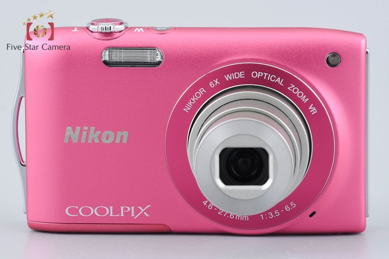 Nikon COOLPIX S3300 Strawberry Pink 16.0 MP Digital Camera