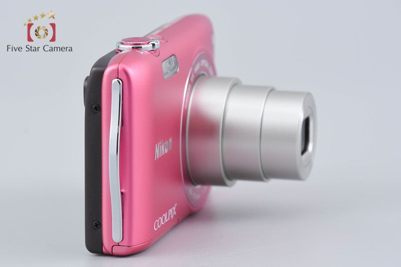 Nikon COOLPIX S3300 Strawberry Pink 16.0 MP Digital Camera