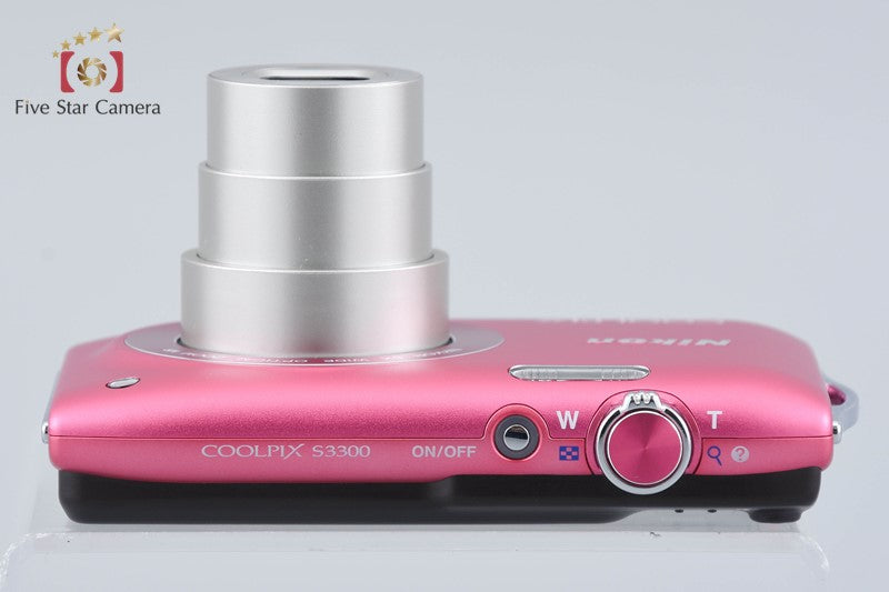 Nikon COOLPIX S3300 Strawberry Pink 16.0 MP Digital Camera