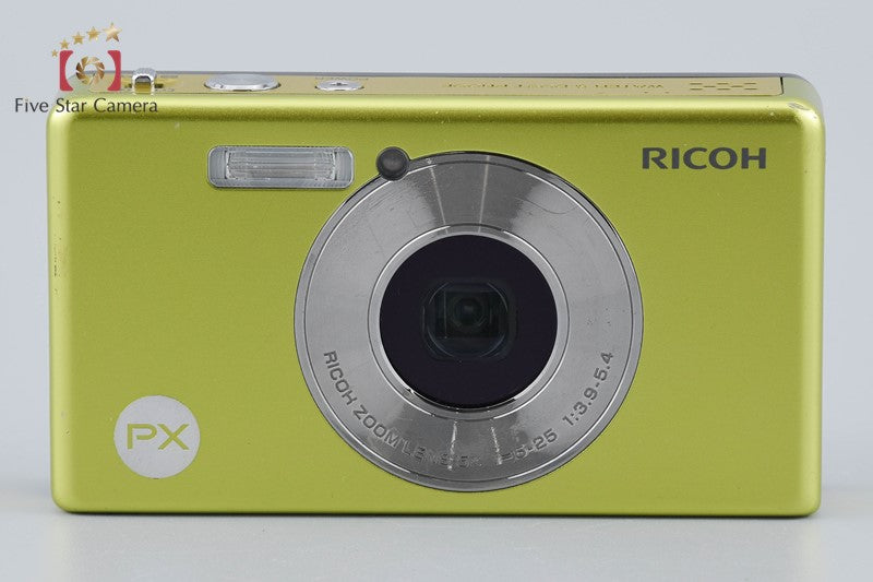 Ricoh PX Lime green 16.0 MP Waterproof Digital Camera from Japan