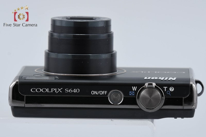 Nikon COOLPIX S640 Deep Black 12.2 MP Digital Camera