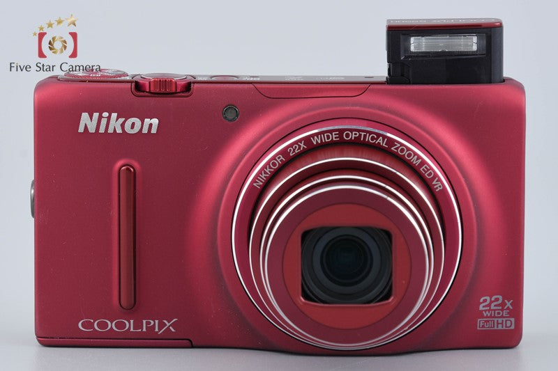 Nikon COOLPIX S9500 Velvet Red 18.1 MP Digital Camera