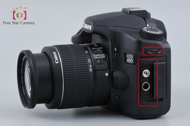 Canon EOS 40D 10.1 MP Digital SLR Camera EF-S 18-55 IS II Lens