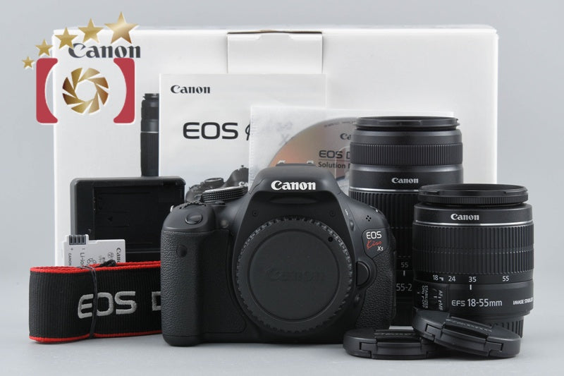 "Count 1,614" Canon EOS Kiss X5 / Rebel T3i / 600D 18.0 MP 18-55 55-250 Lenses