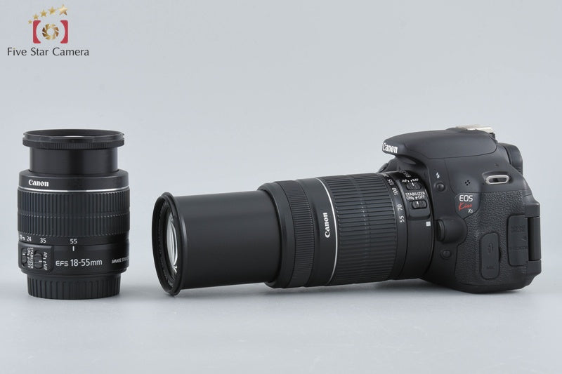 "Count 1,614" Canon EOS Kiss X5 / Rebel T3i / 600D 18.0 MP 18-55 55-250 Lenses