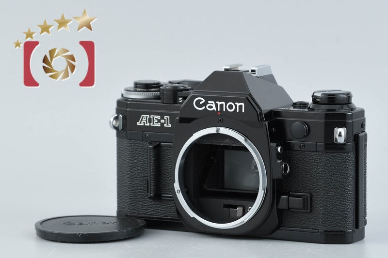 Canon AE-1 Black 35mm SLR Film Camera Body
