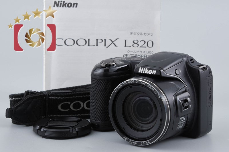 Nikon COOLPIX L820 Black 16.0 MP Digital Camera