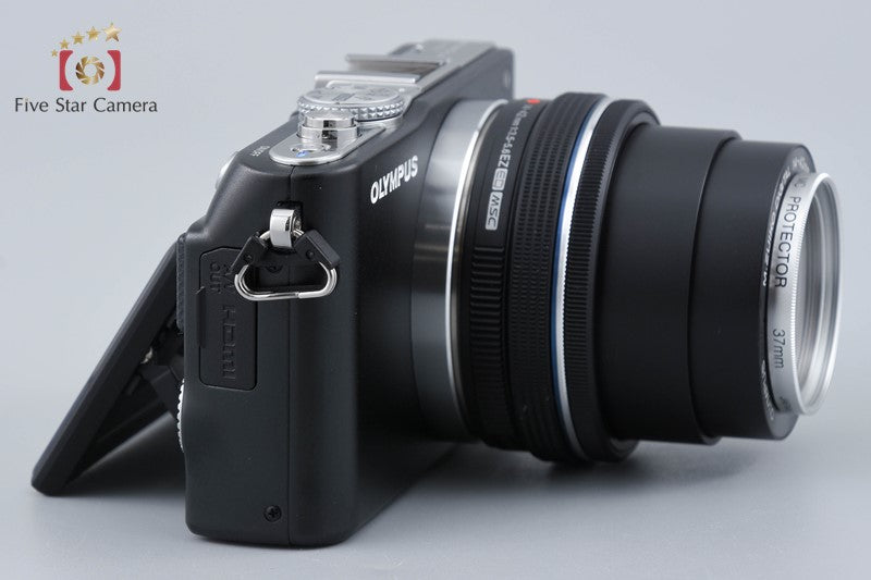 "Shutter count 2,479" Olympus PEN Lite E-PL3 Black 12.3 MP 14-42 EZ Lens