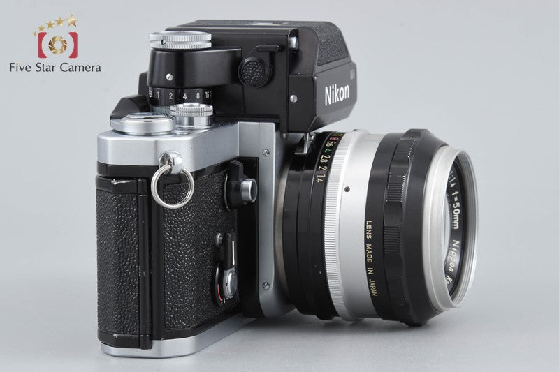 Nikon F2 Photomic Silver + NIKKOR-S Auto 50mm f/1.4 Non Ai Lens