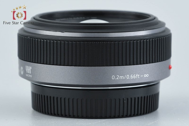Panasonic LUMIX G 20mm f/1.7 ASPH. H-H020
