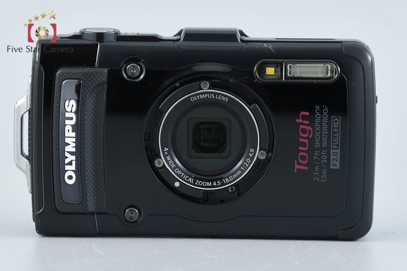"Shutter count 2,185" Olympus STYLUS TG-2 Tough Black 12.0 MP Digital Camera