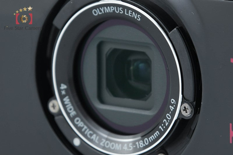 "Shutter count 2,185" Olympus STYLUS TG-2 Tough Black 12.0 MP Digital Camera