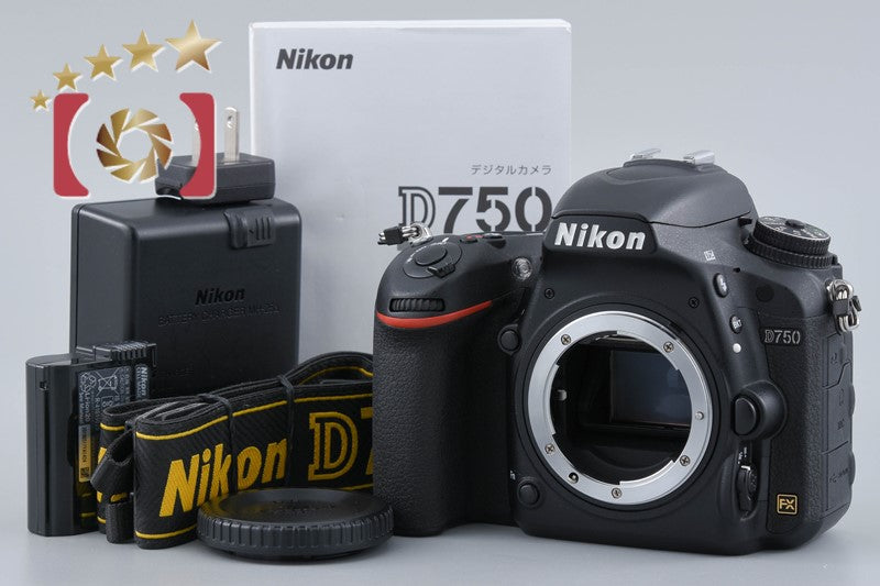 "Shutter count 5,317" Nikon D750 24.3 MP Full Frame Digital SLR Camera Body