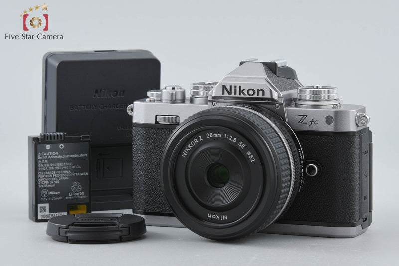 "Count 127" Nikon Z fc Silver 20.9 MP NIKKOR Z 28mm f/2.8 SE Special Edition Kit