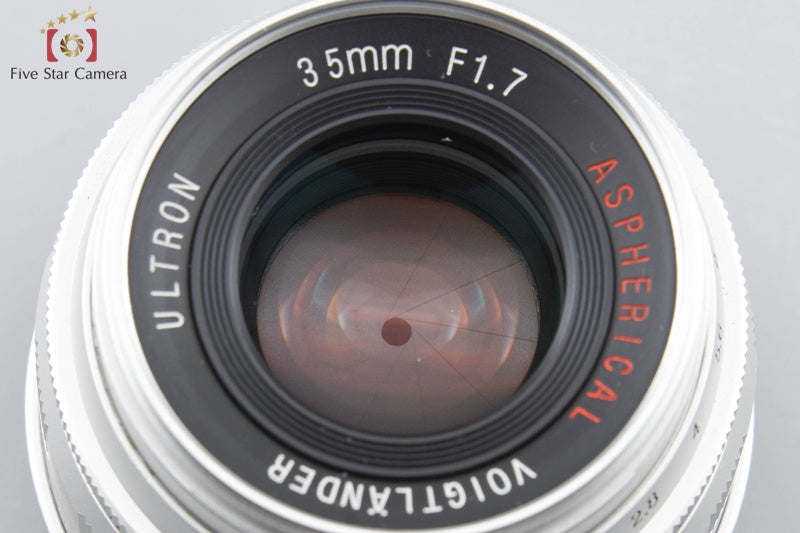 Voigtlander ULTRON 35mm f/1.7 Aspherical Silver L39 LTM Leica Thread Mount