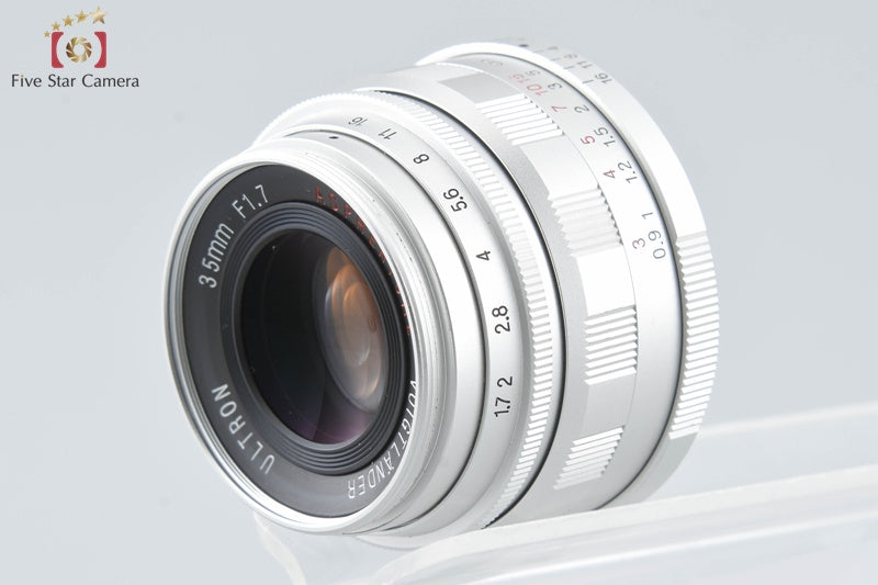 Voigtlander ULTRON 35mm f/1.7 Aspherical Silver L39 LTM Leica Thread Mount