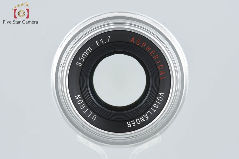 Voigtlander ULTRON 35mm f/1.7 Aspherical Silver L39 LTM Leica Thread Mount