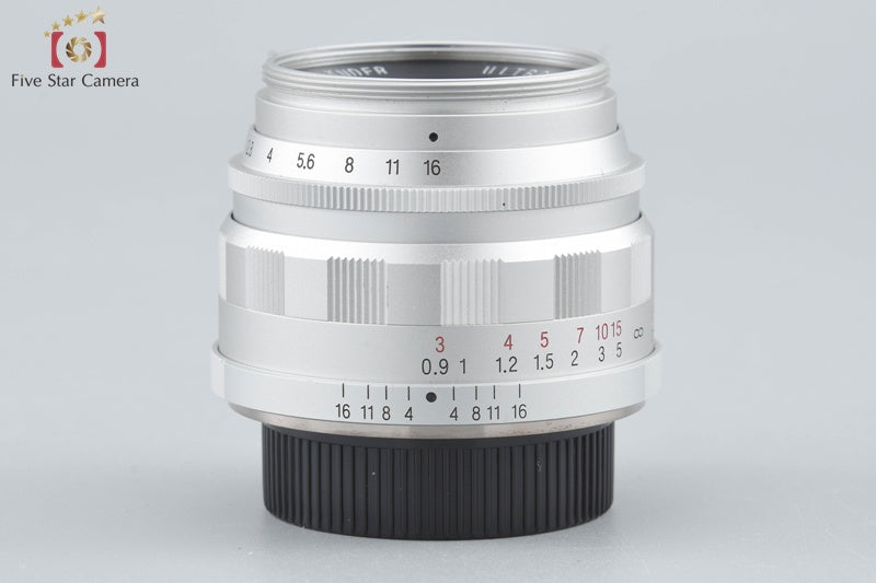 Voigtlander ULTRON 35mm f/1.7 Aspherical Silver L39 LTM Leica Thread Mount
