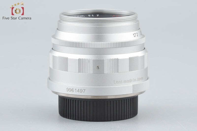 Voigtlander ULTRON 35mm f/1.7 Aspherical Silver L39 LTM Leica Thread Mount