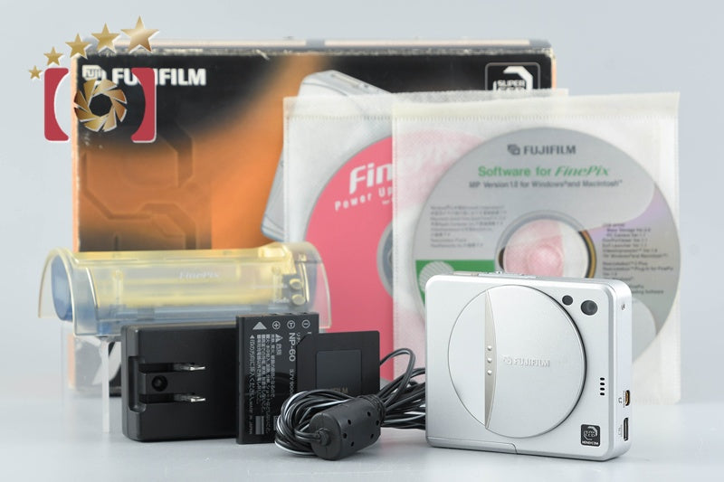 FUJIFILM FINEPIX 50i Silver 2.2MP Digital Camera w/ Box [Japanese Lang