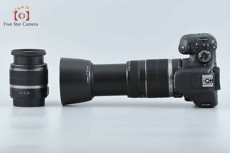 Canon EOS Kiss X4 / Rebel T2i / 550D 18.0 MP DSLR 18-55 55-250 Lenses