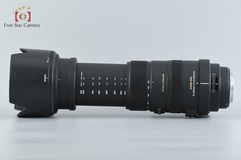 Sigma APO 50-500mm f/4.5-6.3 DG OS HSM for Canon w/ Box