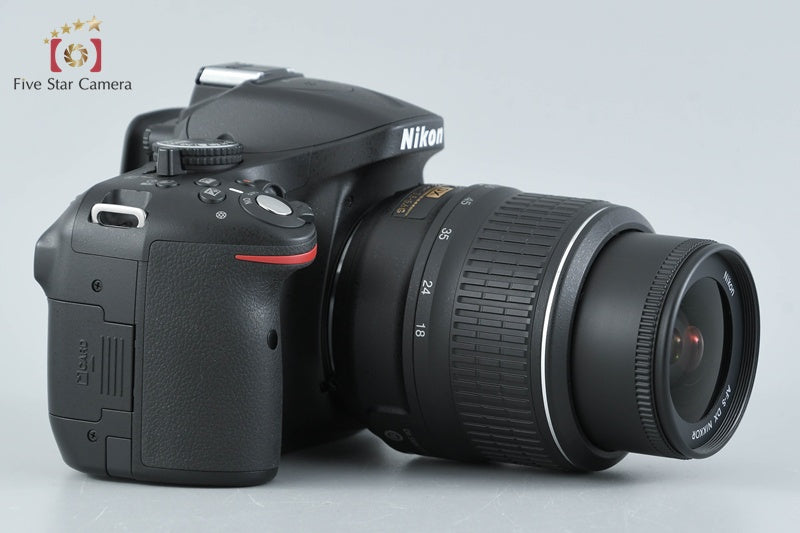 "Shutter count 2,249" Nikon D5200 Black 24.1 MP DSLR 18-55 VR Lens w/ Box