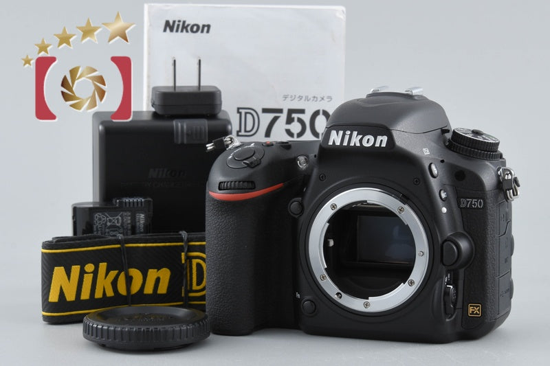 "Shutter count 1,364" Nikon D750 24.3 MP Full Frame Digital SLR Camera Body