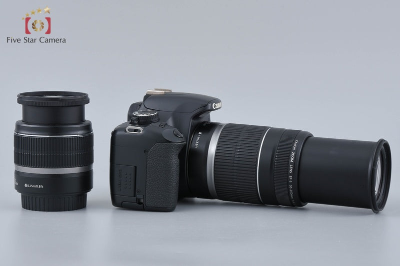 Canon EOS Kiss X2 / Rebel XSi /450D 12.2 MP 18-55 55-250 Lenses