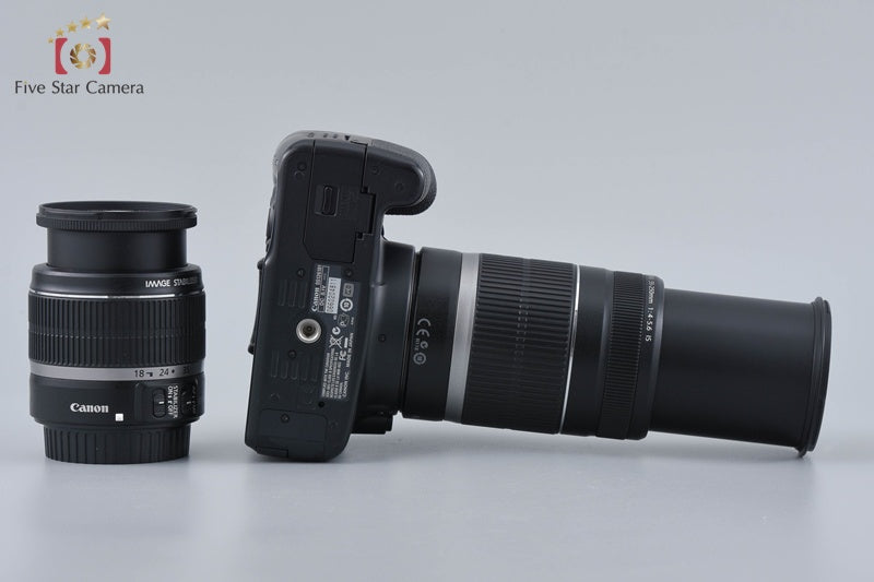 Canon EOS Kiss X2 / Rebel XSi /450D 12.2 MP 18-55 55-250 Lenses