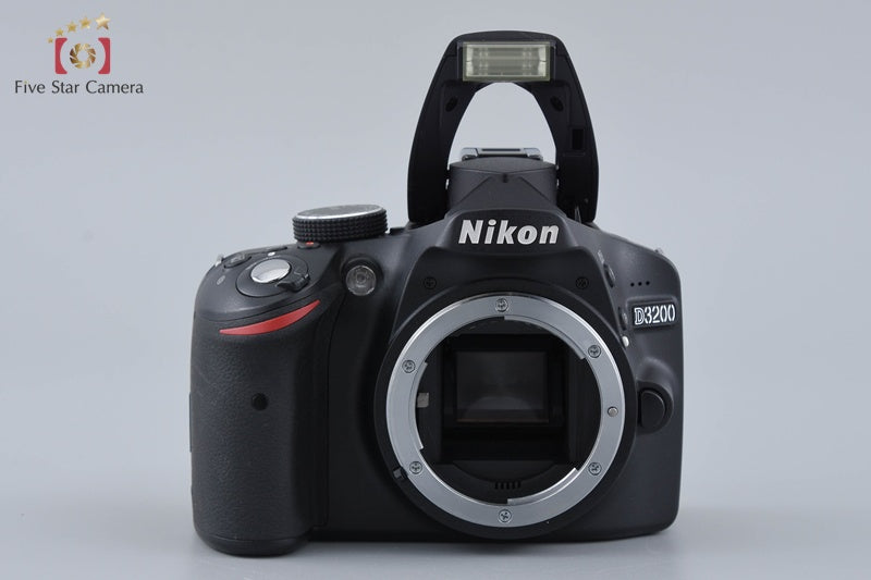 "Shutter count 2,042" Nikon D3200 Black 24.2 MP DSLR 18-55 VR Lens