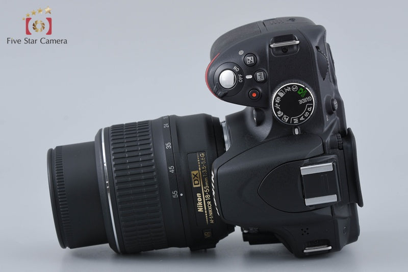 "Shutter count 2,042" Nikon D3200 Black 24.2 MP DSLR 18-55 VR Lens