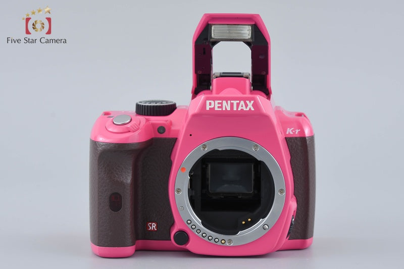 PENTAX K-r Pink x Brown 12.4 MP DSLR Camera 18-55 Lens