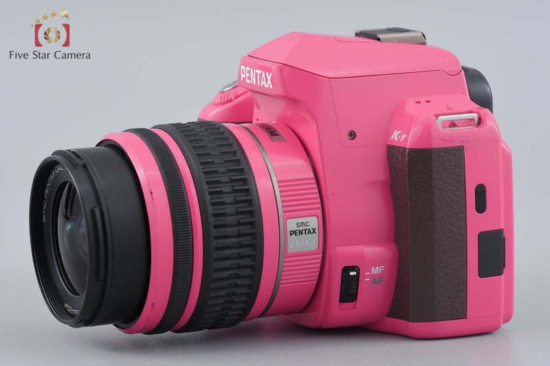 PENTAX K-r Pink x Brown 12.4 MP DSLR Camera 18-55 Lens