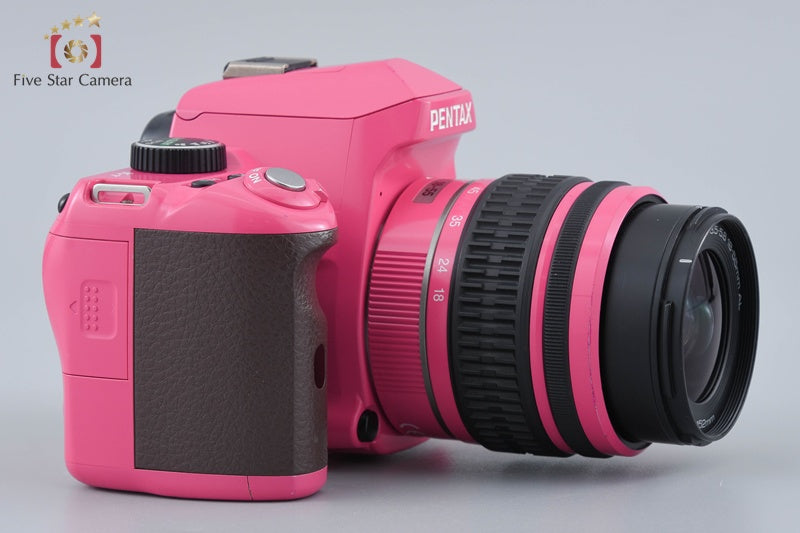 PENTAX K-r Pink x Brown 12.4 MP DSLR Camera 18-55 Lens