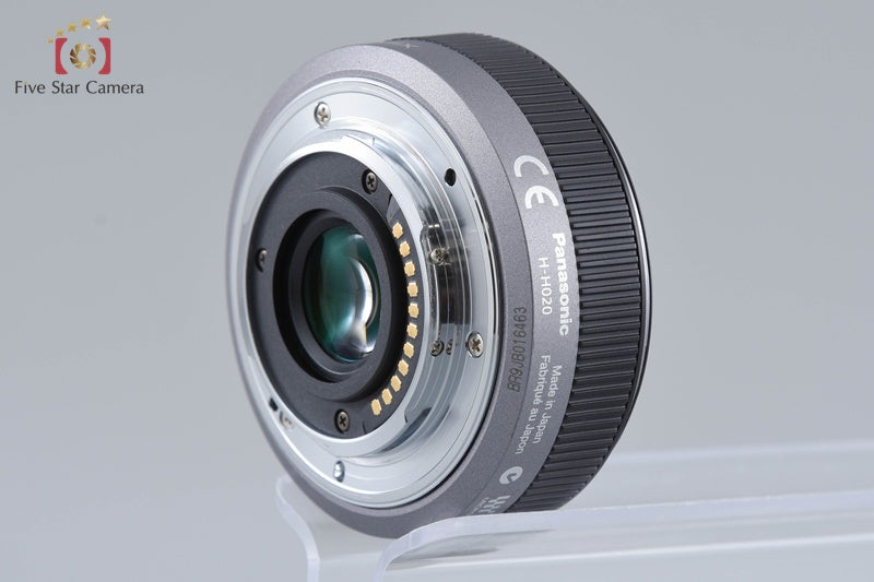 Panasonic LUMIX G 20mm f/1.7 ASPH. H-H020