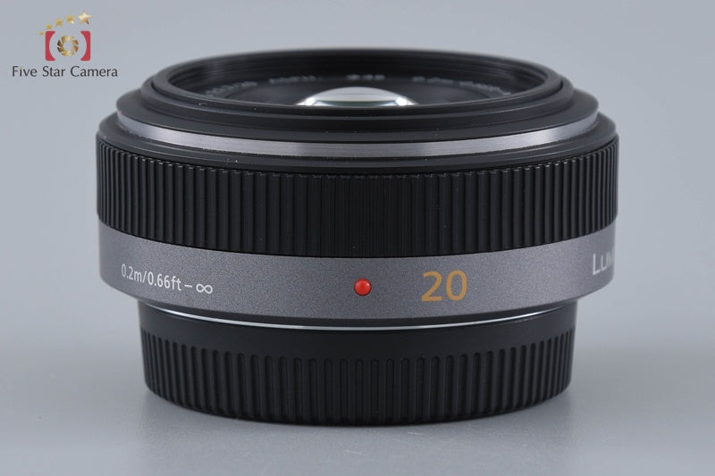 Panasonic LUMIX G 20mm f/1.7 ASPH. H-H020