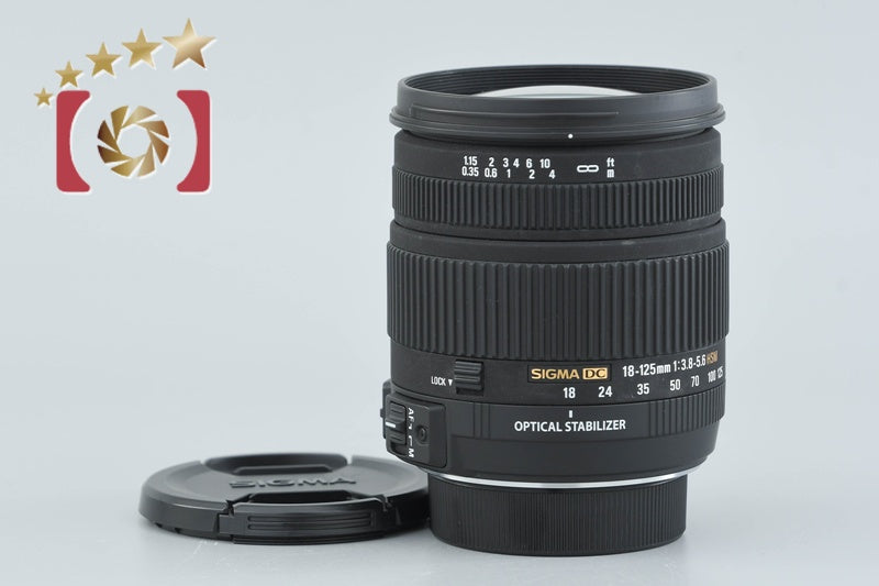 SIGMA 18-125mm f/3.8-5.6 DC OS HSM for Nikon from Japan
