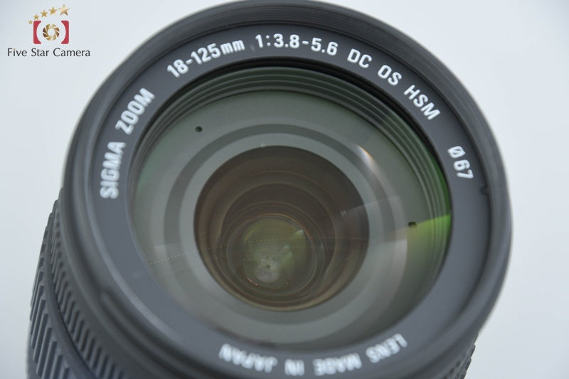 SIGMA 18-125mm f/3.8-5.6 DC OS HSM for Nikon from Japan