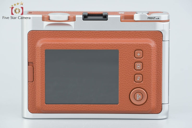 Fujifilm Instax Mini Evo Brown Hybrid Instant Film Camera w/ Box