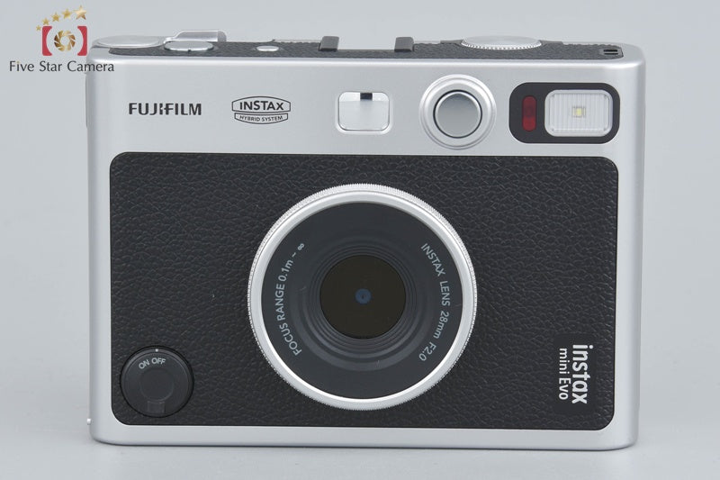 Fujifilm Instax Mini Evo Black Hybrid Instant Film Camera
