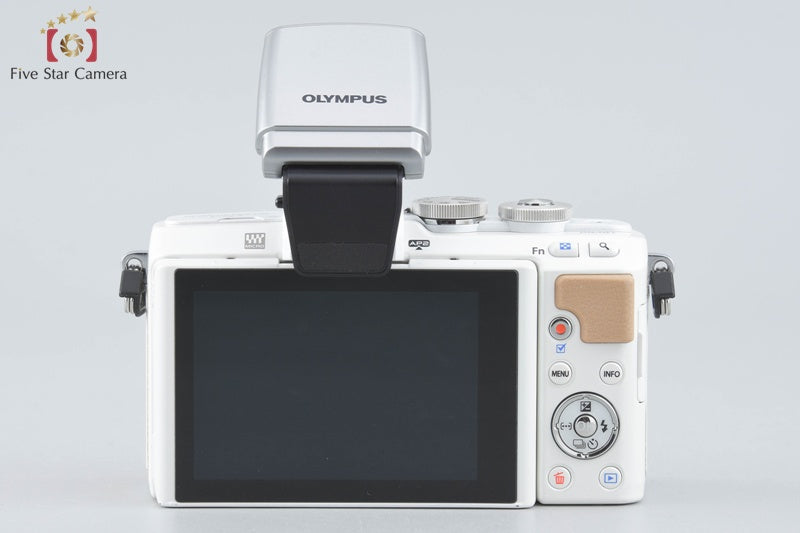 "Count 5,008" Olympus PEN Lite E-PL7 White 16.1 MP Digital Mirrorless Camera