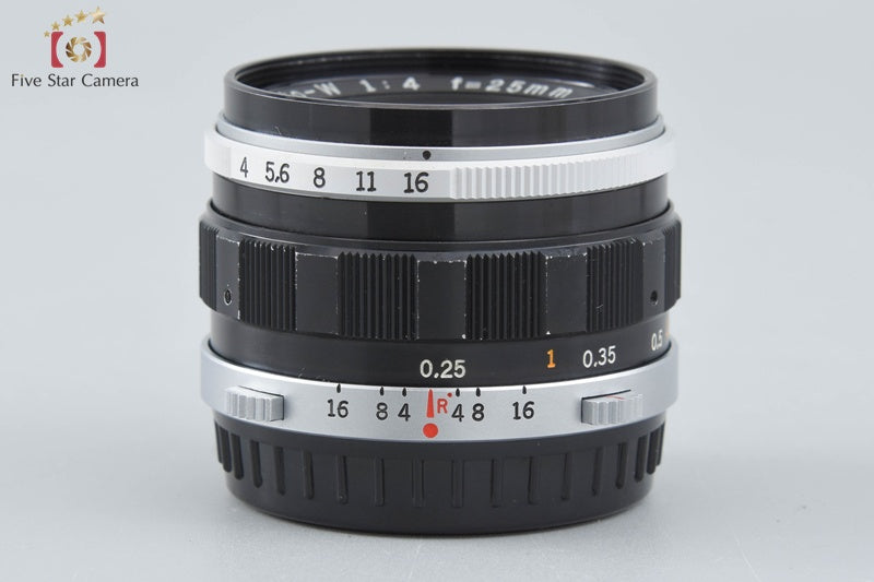 OLYMPUS E.ZUIKO AUTO-W 25mm f/4 for Pen F FT FV