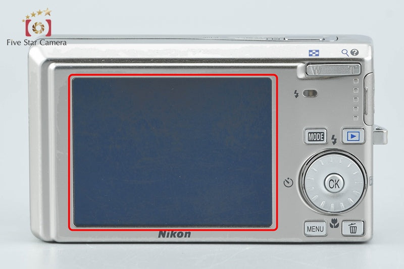 Nikon COOLPIX S510 Silver 8.1 MP Digital Camera w/ Box
