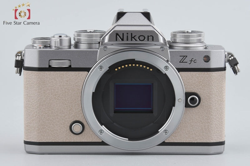 "Count 4,598" Nikon Z fc Sand Beige 20.9 MP Digital Mirrorless Camera Body