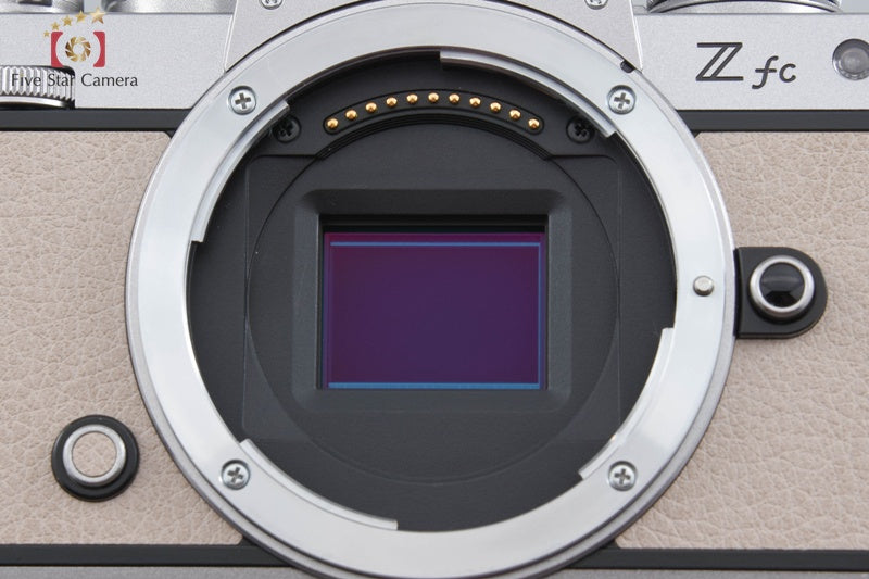 "Count 4,598" Nikon Z fc Sand Beige 20.9 MP Digital Mirrorless Camera Body