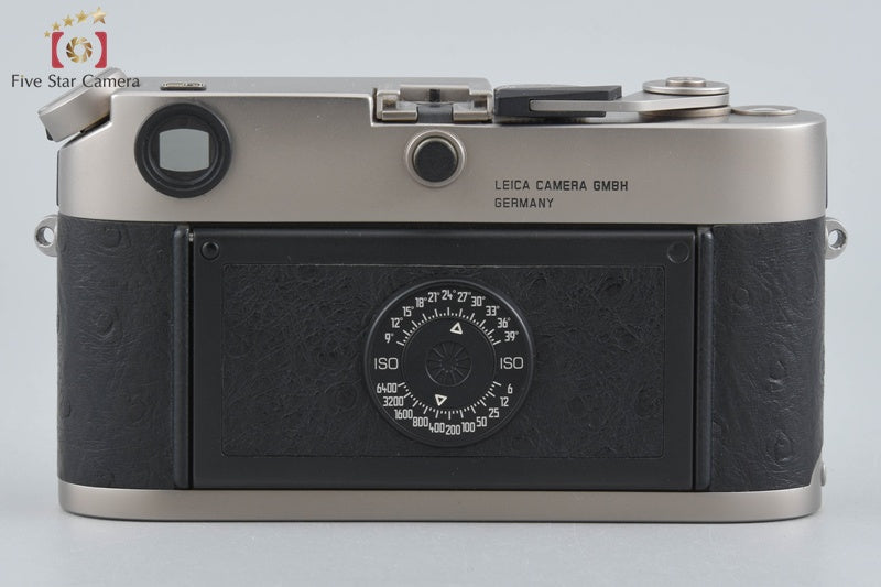 Leica M6 Titanium 35mm Rangefinder Film Camera Body